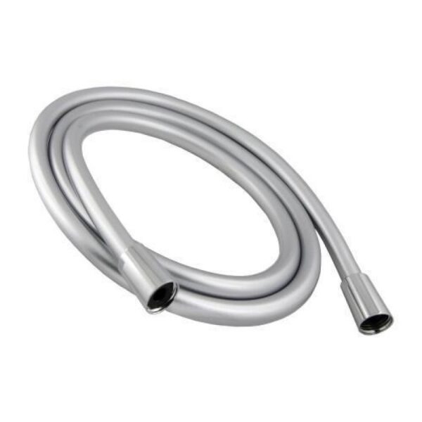 Brauseschlauch - Silber glatt