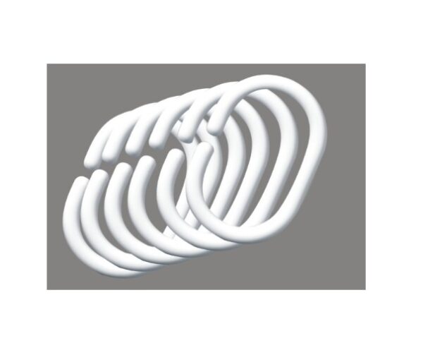 Ringe für Duschvorhang 12er Set