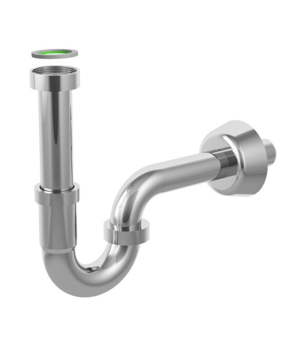 Röhrensiphon Tubular mit Rosette