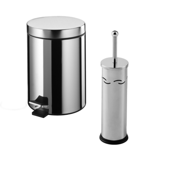 SET: Bürstengarnitur & Treteimer