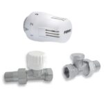 SET: Heizkörperzubehör mit Thermostat 1/2"