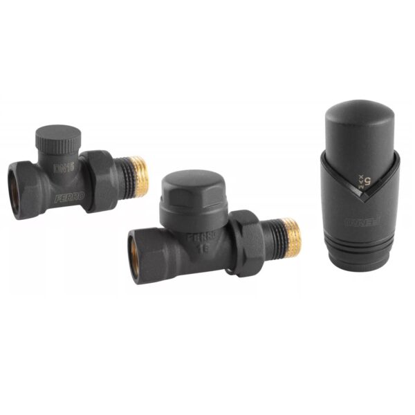 Heizkörper Integriertes Thermostat-Set gerade