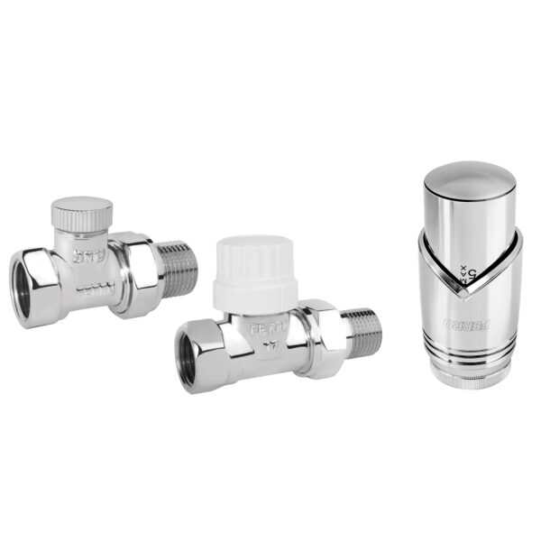 Heizkörper Integriertes Thermostat-Set gerade – Bild 3