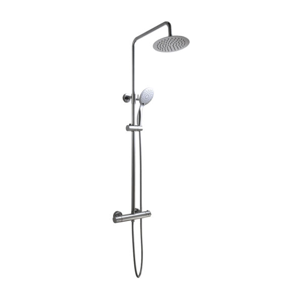 FINO Duschsystem mit Thermostat chrom