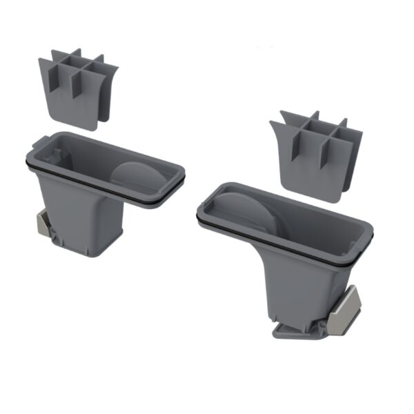 Set - Geruchverschluss für Edelstahl-Rinnen
