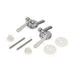 Scharniere für MDF-WC-Sitz - verchromt
