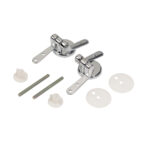 Scharniere für MDF-WC-Sitz - verchromt