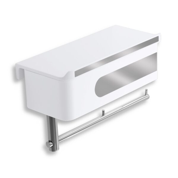 WC-Rollhalter mit Box-Ablage
