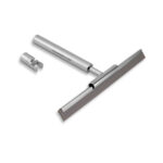 Duschabzieher chrom inkl. Halter
