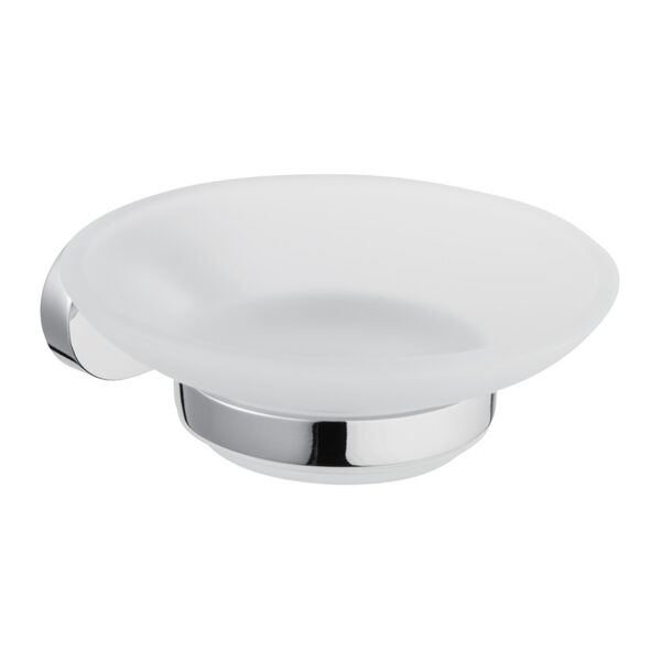 GO - Seifenhalter wandhängend chrom/glas