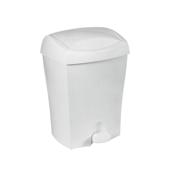 Treteimer - DUO 8 L weiß